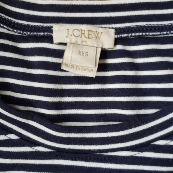 J.Crew Striped Ruffle Tank Top - Picture 3 of 4